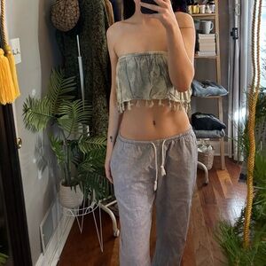 Body Glove Resort Tassel Top Green